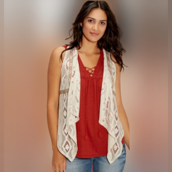 Maurices Jackets & Blazers - Maurices Bohemian Open Front Vest